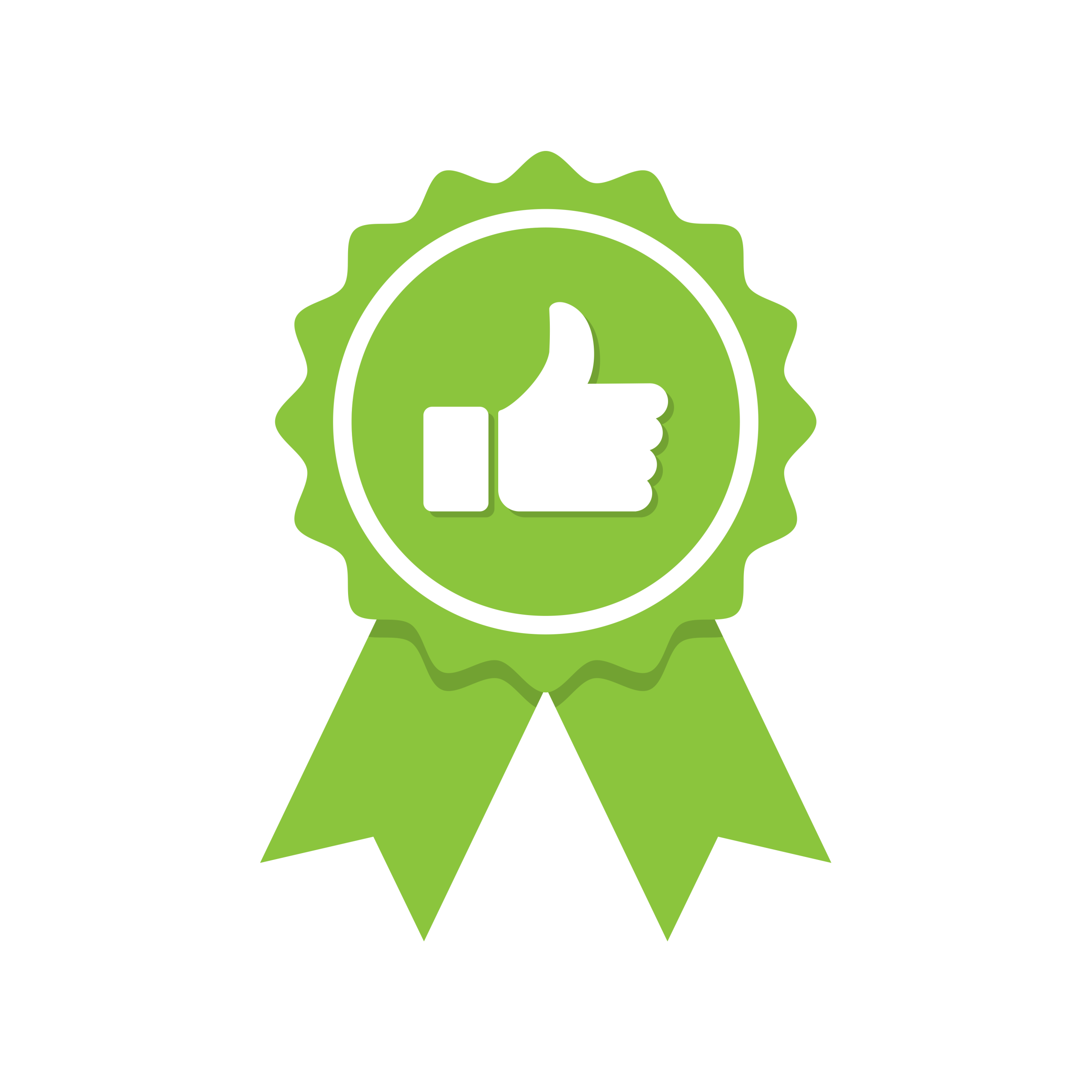 Approved or Certified Medal Icon. Approved certified icon scaled