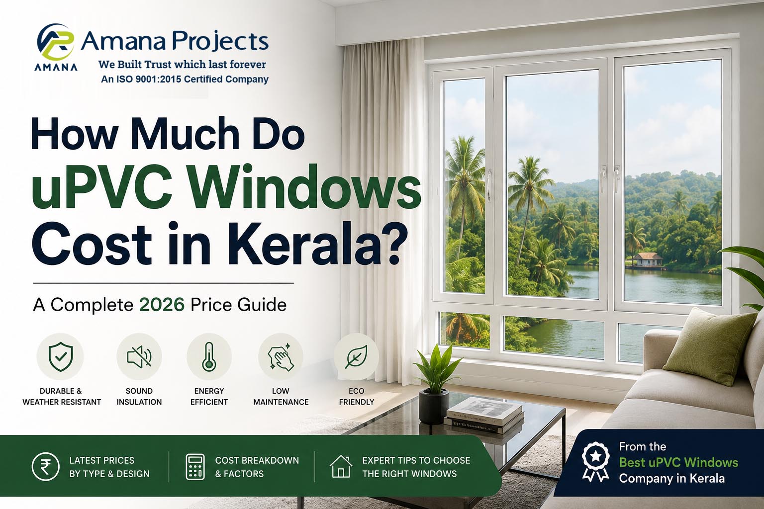 uPVC windows price in Kerala