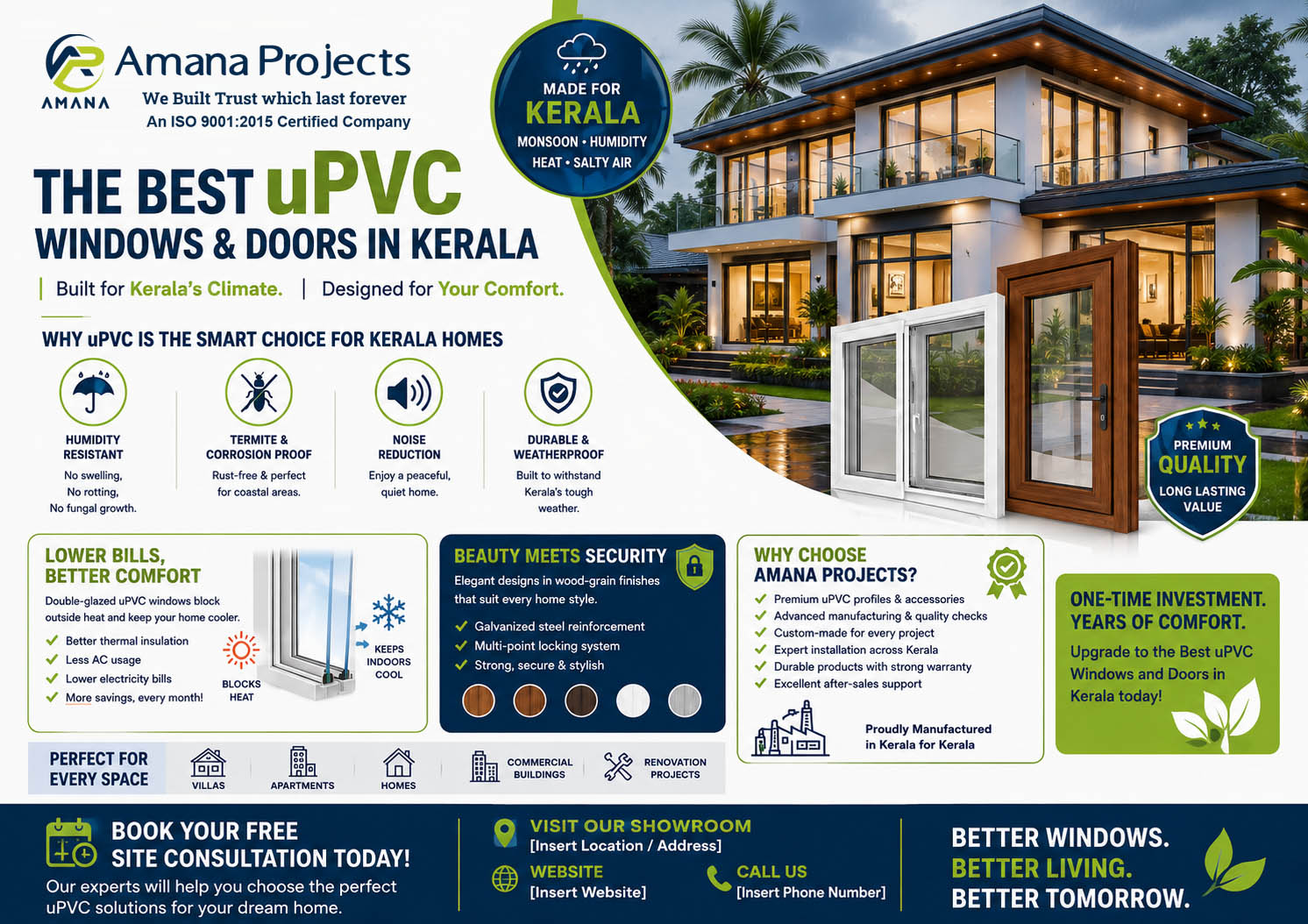 Best uPVC windows and doors in Kerala