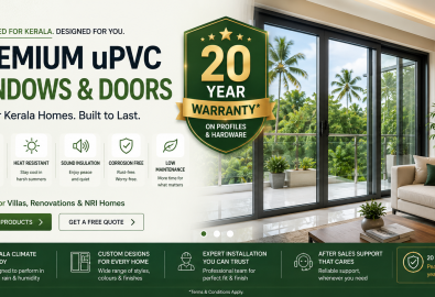 Premium uPVC windows and doors in Kerala